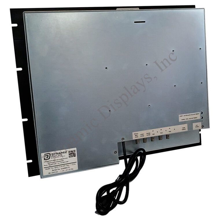 19 In Rackmount LCD w/ VGA, DVI-D, 5 BNC Video - Dynamic Displays